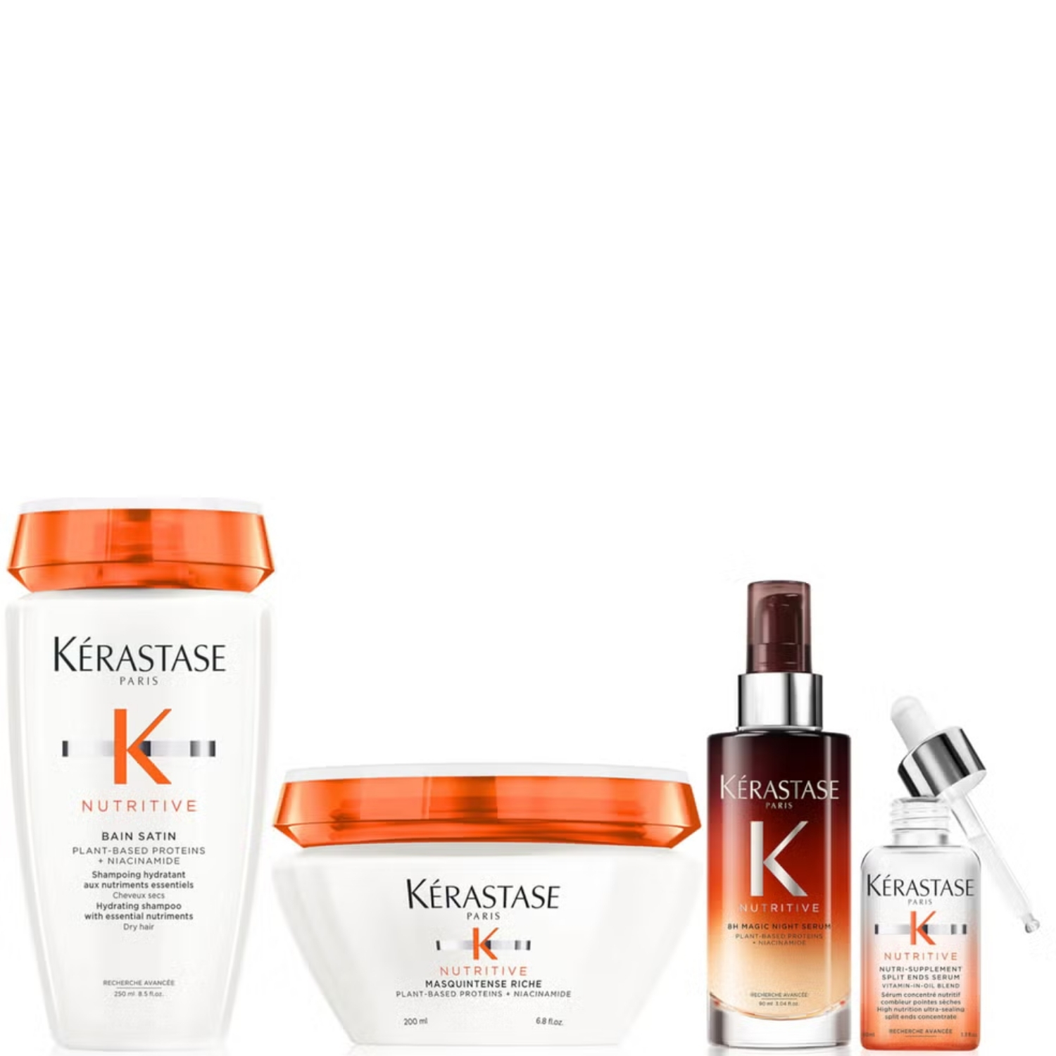 Kerastase Nutritive Orta-Kalın Çok Kuru Saçlar İçin Günlük Besleyici Bakım Rejimi
